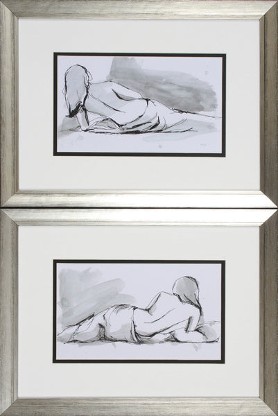 DRAPED NUDE I & II/PR