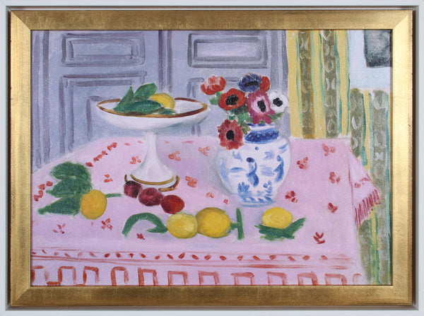 PINK TABLECLOTH