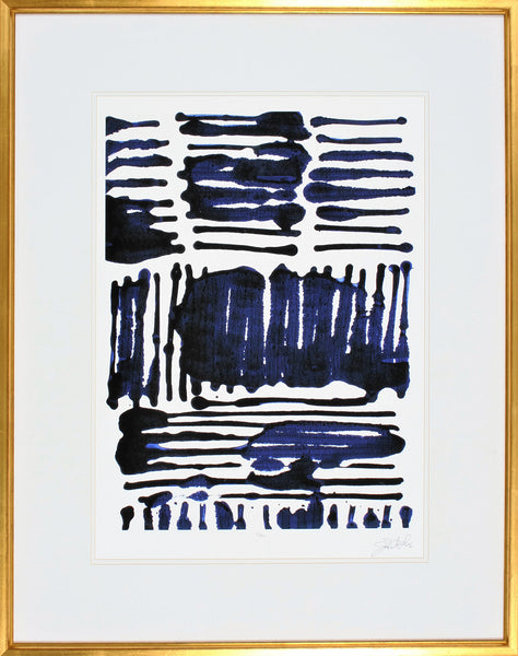 INDIGO STRIPES I