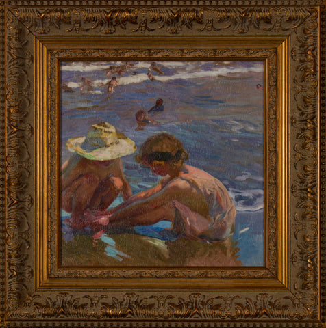 CHILDREN AT THE BEACH