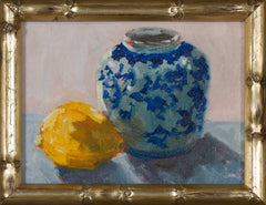 LEMON WITH CHINOISERIE POT