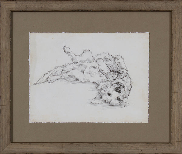 ANTIQUE DOG STUDY I