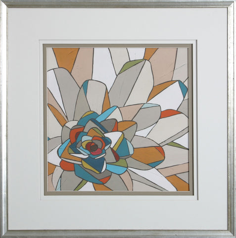 STAINED GLASS FLORAL II