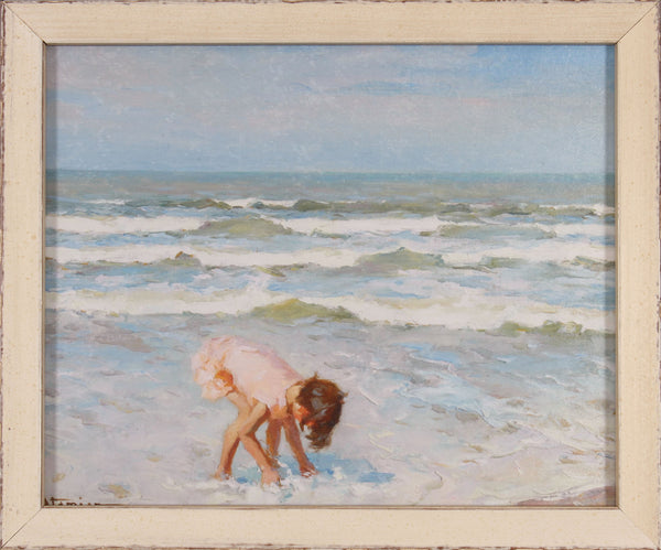 CHILD ON A BEACH